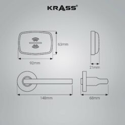 Kích thước của khóa krass K100