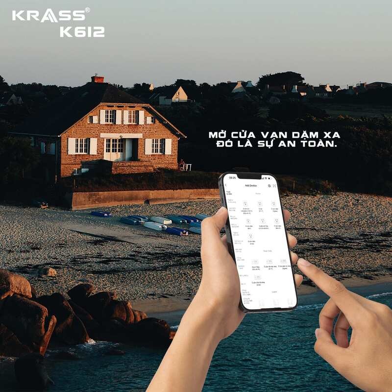 Cách sử dụng khóa vân tay Krass K612 bằng ứng dụng trên điện thoại