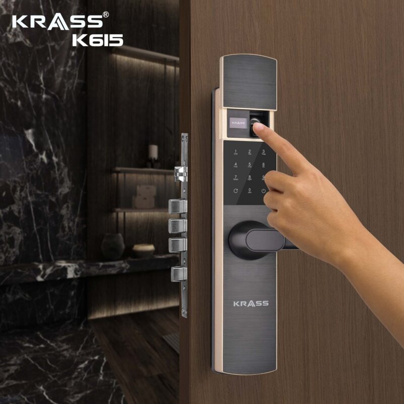 Lưu ý quan trọng khi sử dụng khóa cửa vân tay Krass K615