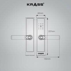 Kích thước khóa Krass H81