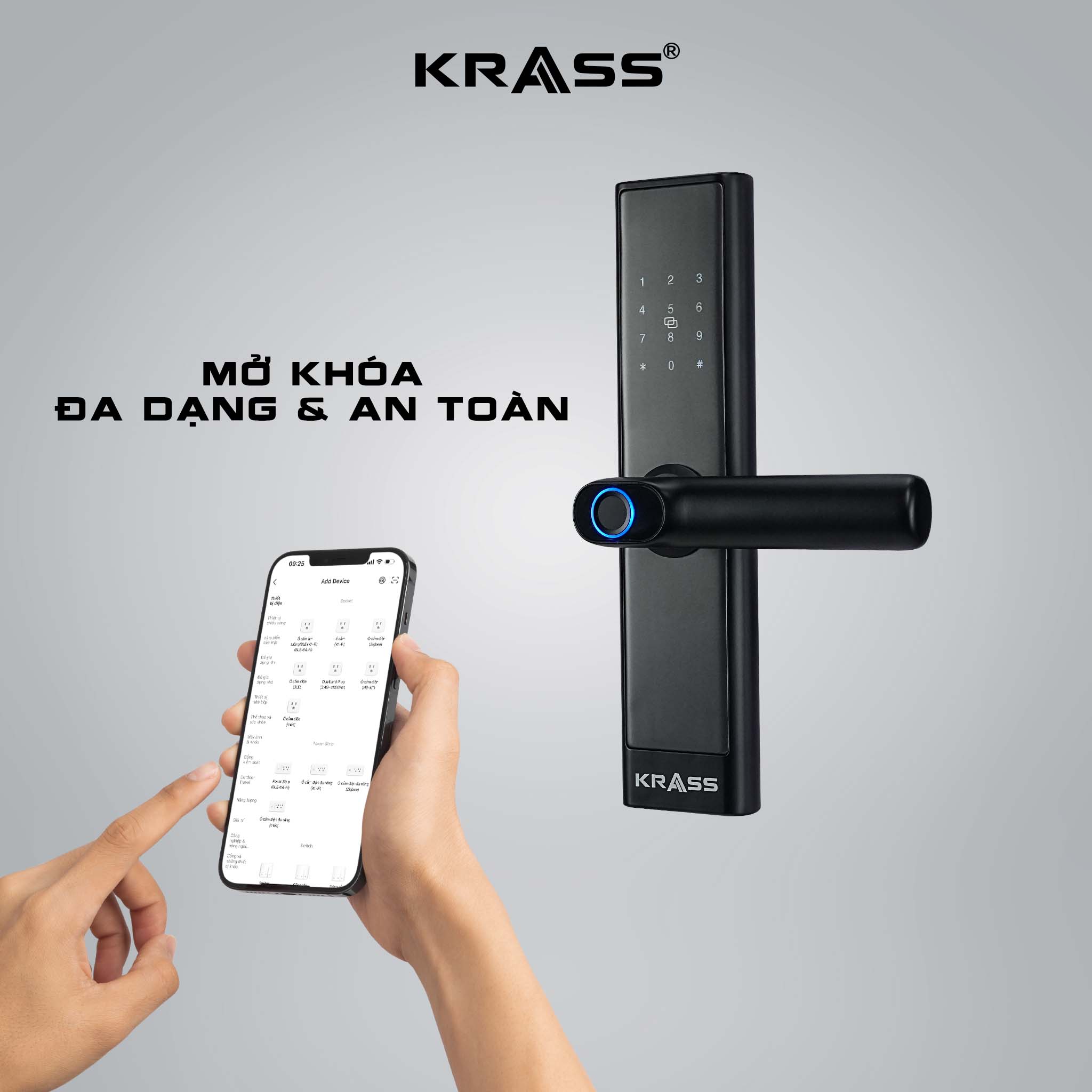 Krass H81 kết nối app điện thoại