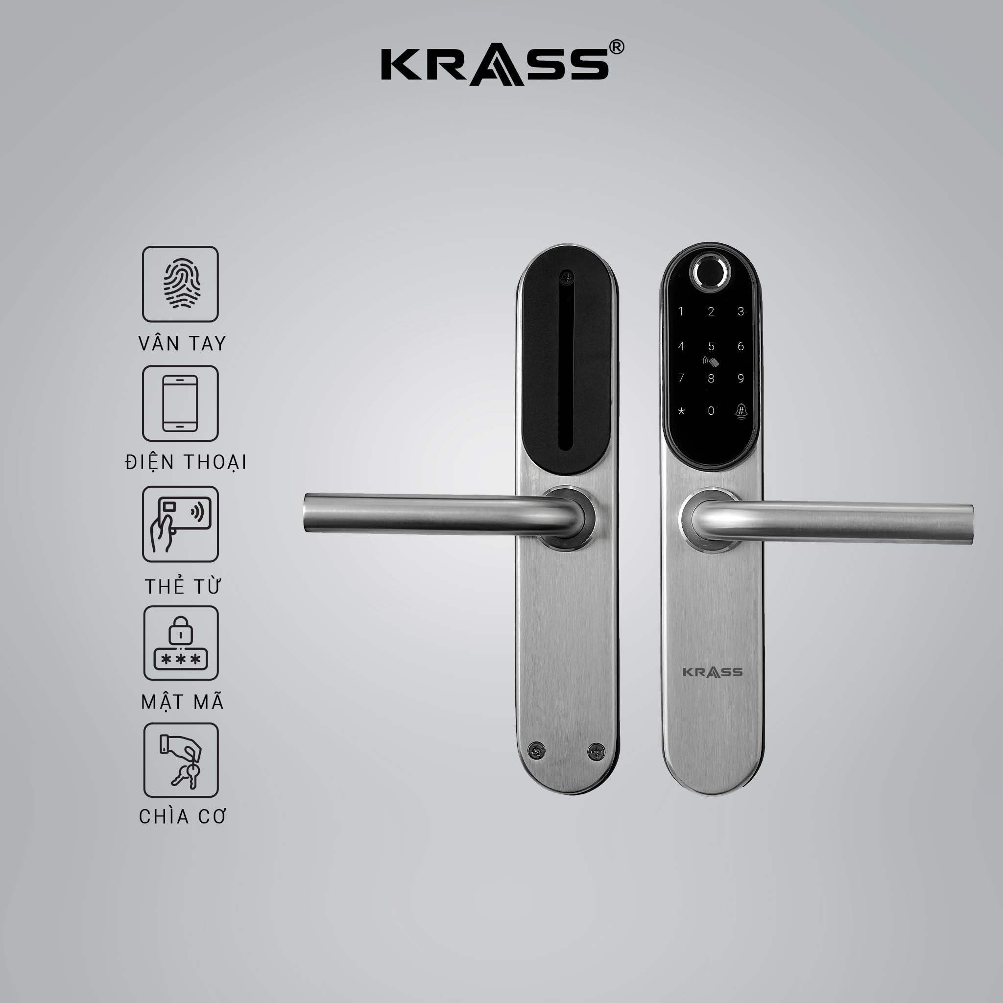 Krass K7 đa dạng phương thức mở khóa