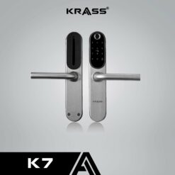 Khóa điện tử mở bằng vân tay, thẻ từ 5 tính năng Krass K7