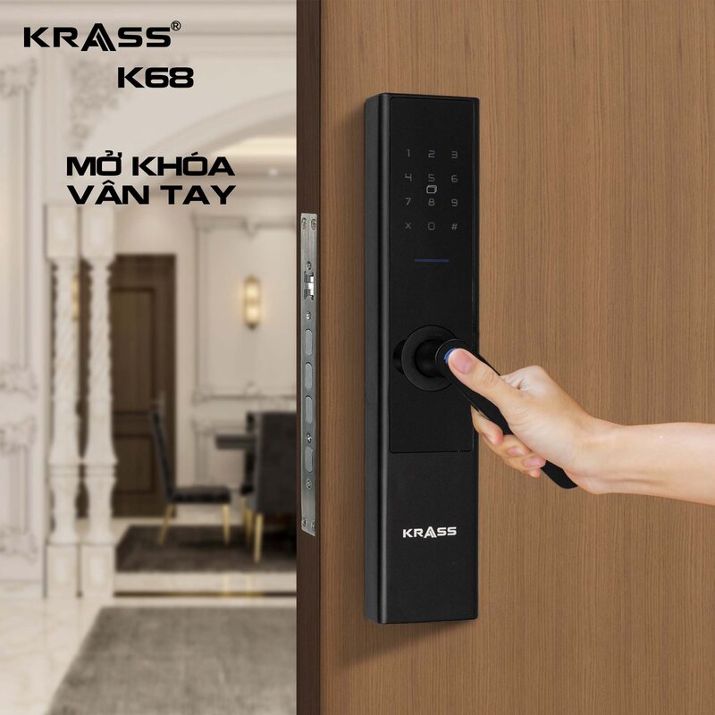 Khóa cửa gỗ Krass K68