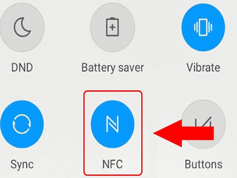 Bật tính năng NFC trên điện thoại androi