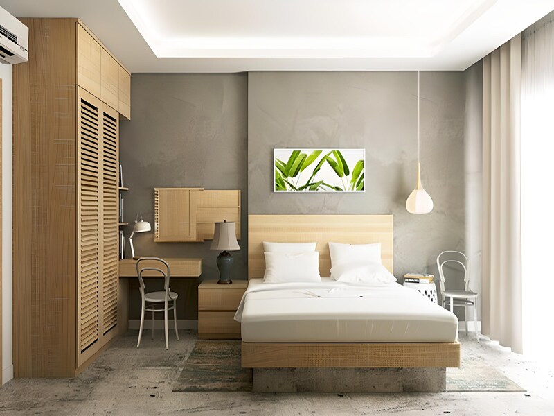 Thiết kế phòng ngủ khách sạn mini 100m2