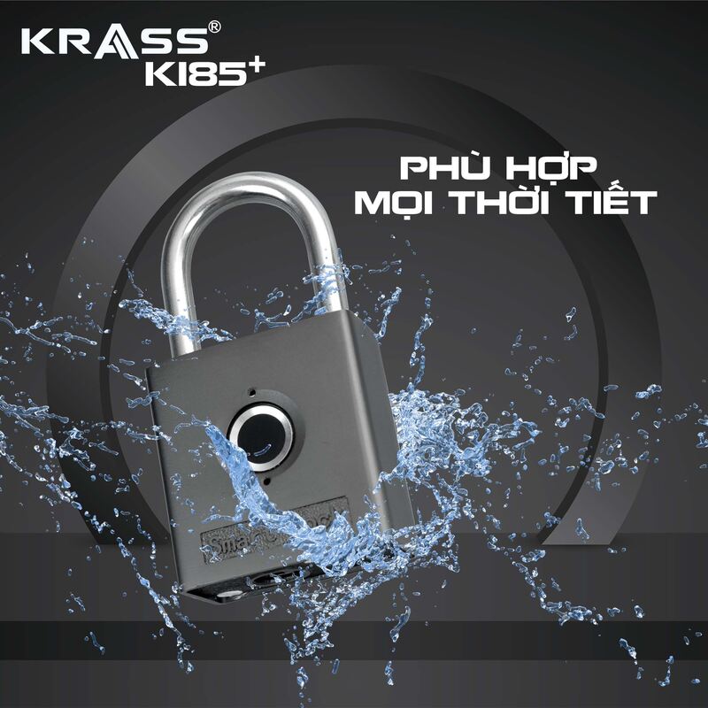 Ổ khóa chống rỉ sét, chống nước Krass K185 Plus