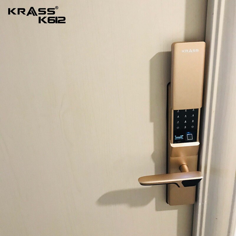 Lắp đặt khóa thông minh Krass K612 tại nhà anh Phát – Hà Nội