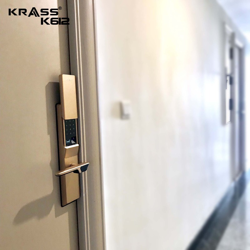 Lắp đặt khóa thông minh Krass K612 3