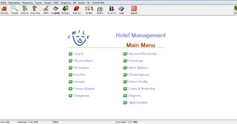 Phần mềm quản lý khách sạn Smile